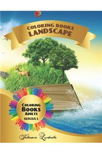 Coloring Book Landscape Adults