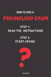 Notebook How to Pass a Psychology Exam