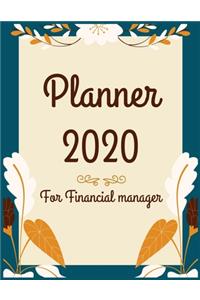 Planner 2020 for financial manager