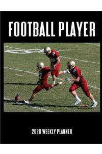 Football Player 2020 Weekly Planner
