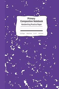 Primary Composition Notebook Handwriting Practice Paper