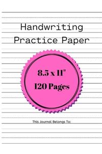 Handwriting Practice Paper