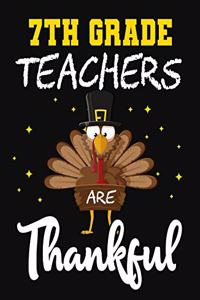 7th Grade Teachers Are Thankful