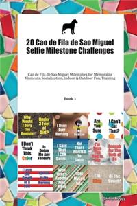 20 Cao de Fila de Sao Miguel Selfie Milestone Challenges