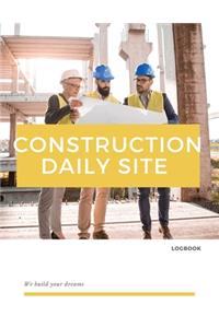 Construction Daily Site Log Book