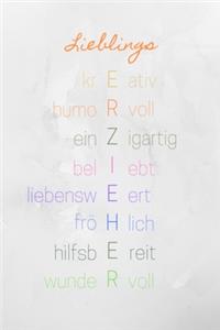 Lieblings Erzieher Kreativ Humorvoll Einzigartig Beliebt
