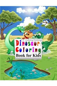 Dinosaur Coloring Book for Kids