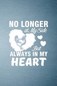 No Longer at My Side but Always in My Heart A5 Lined Notebook