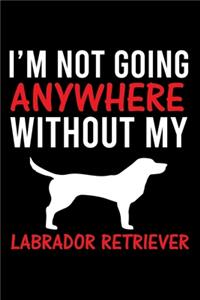 I'm Not Going Anywhere Without My Labrador Retriever