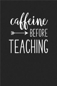 Caffeine Before Teaching