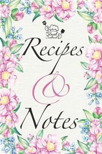 Blank Cookbook Recipes & Notes