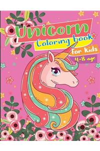 Unicorn Coloring Books for kids 4-8