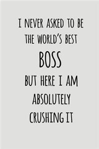 I Never Asked to Be the World's Best Boss But Here I Am Absolutely Crushing It