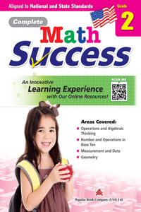 Complete Math Success Grade 2 - Learning Workbook for Second Grade Students - Math Activities Children Book - Aligned to National and State Standards