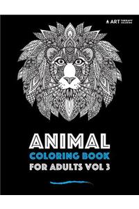 Animal Coloring Book For Adults Vol 3