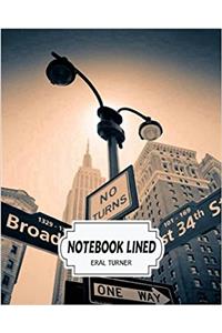 Notebook Lined Direction: Notebook Journal Diary
