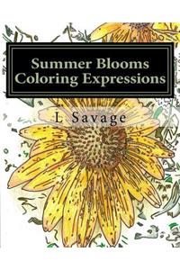 Summer Blooms Coloring Expressions