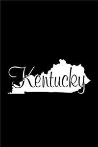 Kentucky - Black Lined Notebook with Margins