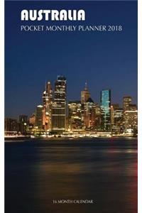 Australia Pocket Monthly Planner 2018