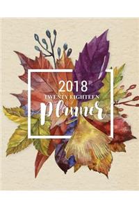 2018 TWENTY EIGHTEEN Planner