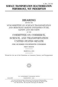 Surface transportation reauthorization