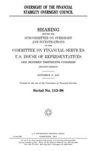 Oversight of the Financial Stability Oversight Council