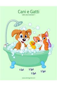 Cani e Gatti Libro da Colorare 1
