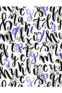 My Big Fat Bullet Journal Sparkly Letters Pattern 12