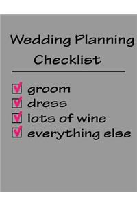 Wedding Planning Checklist