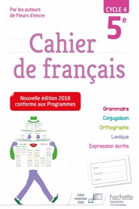 Cahier de francais 5e   2018