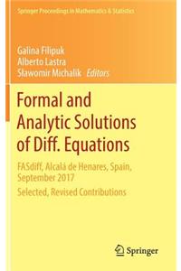 Formal and Analytic Solutions of Diff. Equations