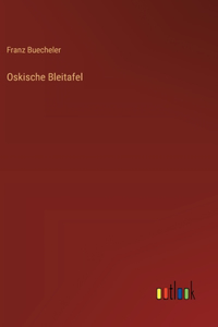 Oskische Bleitafel