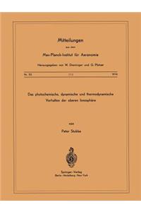 Photochemische, Dynamische Und Thermodynamische Verhalten Der Oberen Ionosphäre
