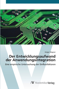 Entwicklungsaufwand der Anwendungsintegration