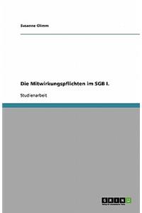 Die Mitwirkungspflichten im SGB I.