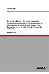 Leere erfassen - Die Leere erschaffen