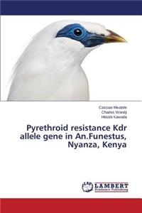Pyrethroid resistance Kdr allele gene in An.Funestus, Nyanza, Kenya