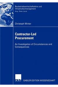 Contractor-Led Procurement