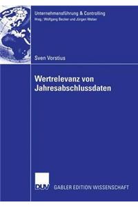 Wertrelevanz von Jahresabschlussdaten