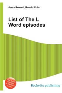 List of the L Word Episodes