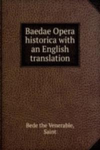 Baedae Opera historica