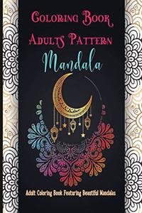 Coloring Book Adults Pattern Mandala