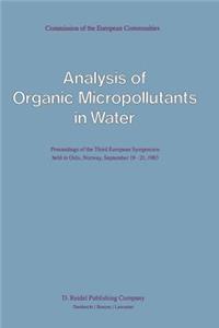 Analysis of Organic Micropollutants in Water