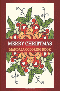 Merry Christmas Mandala Coloring Book