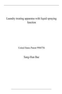 Laundry treating apparatus with liquid spraying function