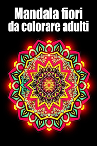 Mandala fiori da colorare adulti