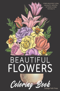 Beautiful Flowers Coloring Book