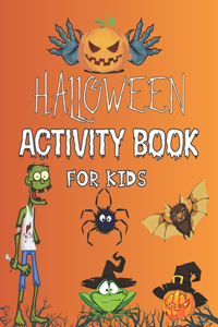 Halloween Activity Book For Kids