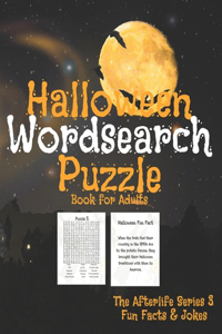 Halloween Word Search Puzzle For Adults