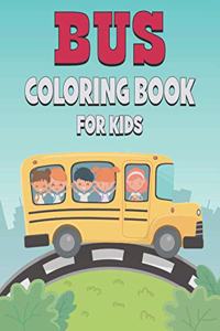 Bus Coloring Book For Kids